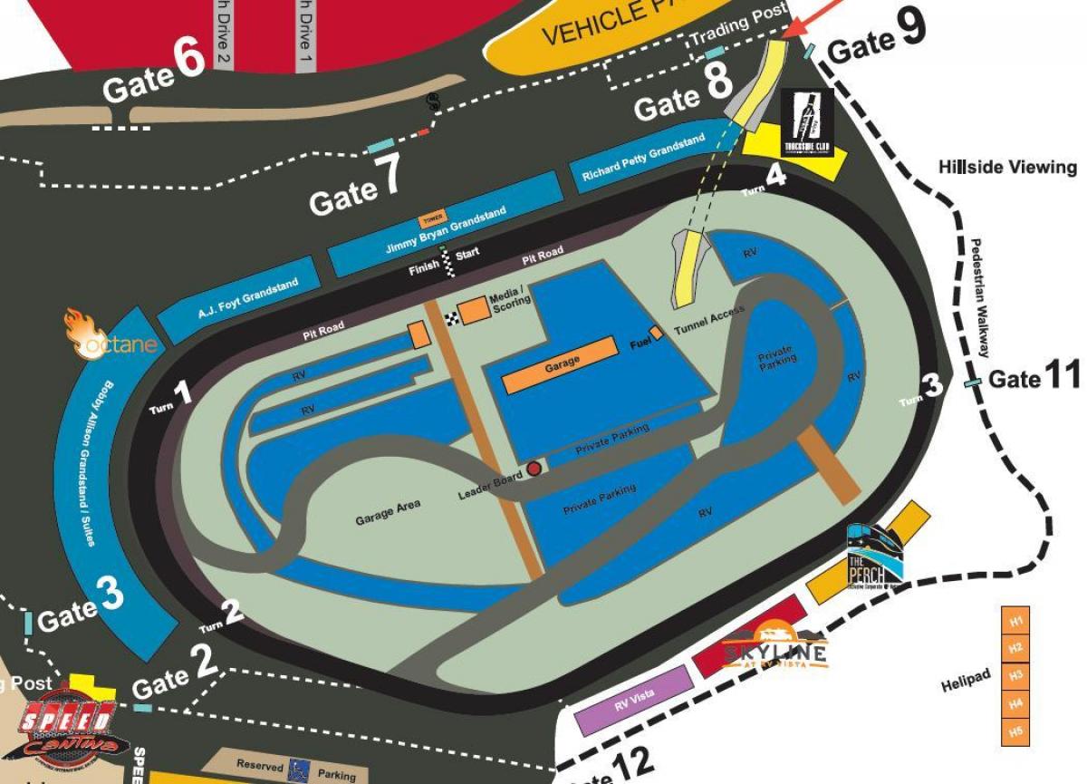 Феникс raceway мапа