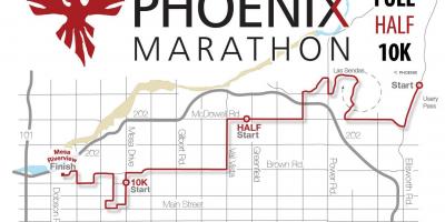 Карта на Феникс maraton