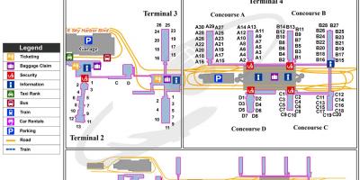 Небото харбор аеродромски терминал мапа
